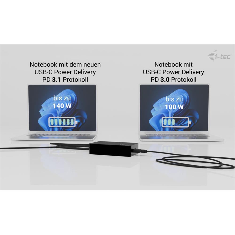 i-tec Universal Charger USB-C PD 3.1, 140 Watt