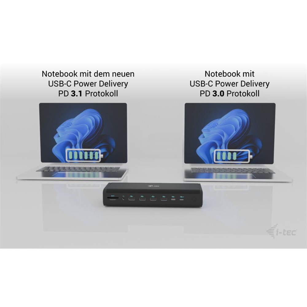 i-tec Universal 6x 4K/60Hz Display Docking Station + Power Delivery 140W
