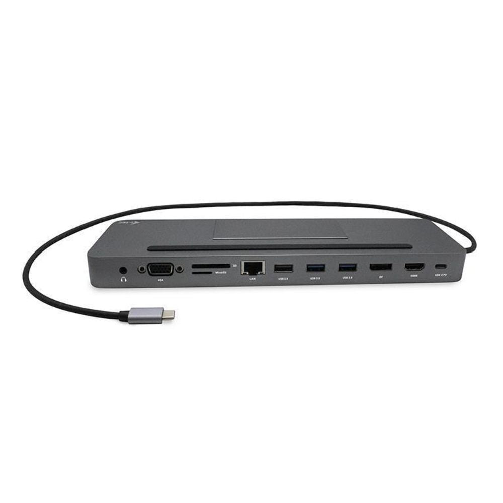 i-tec USB-C Metal Ergonomic 4K Triple Display Docking Station + Power Delivery 85 W