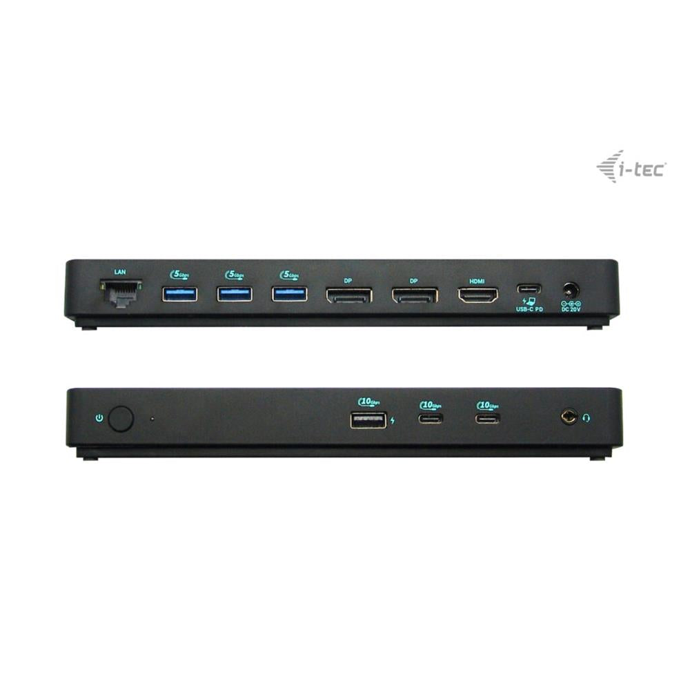 i-tec USB-C Triple Display Docking Station Gen 2 Pro + Power Delivery 100W