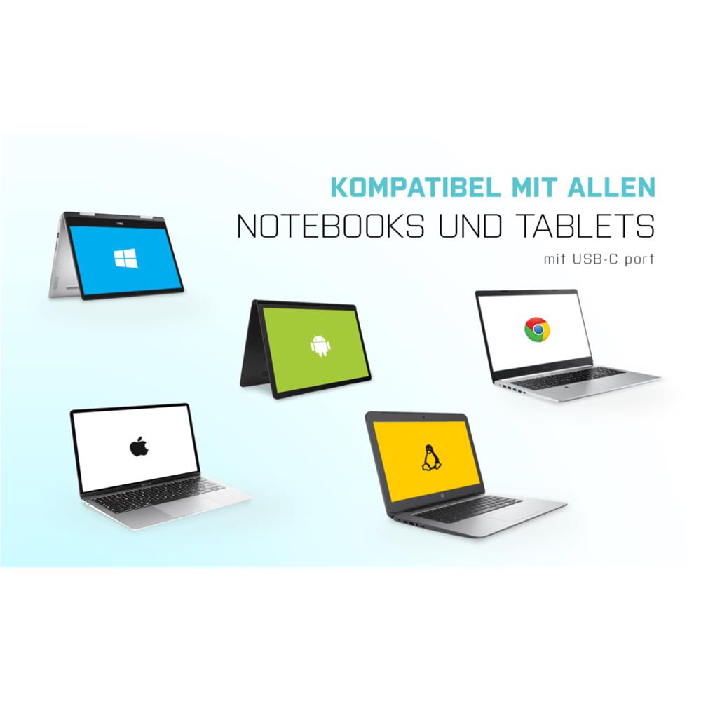 i-tec USB-C Slim Passive HUB 4 Port Thunderbolt 3 kompatibel