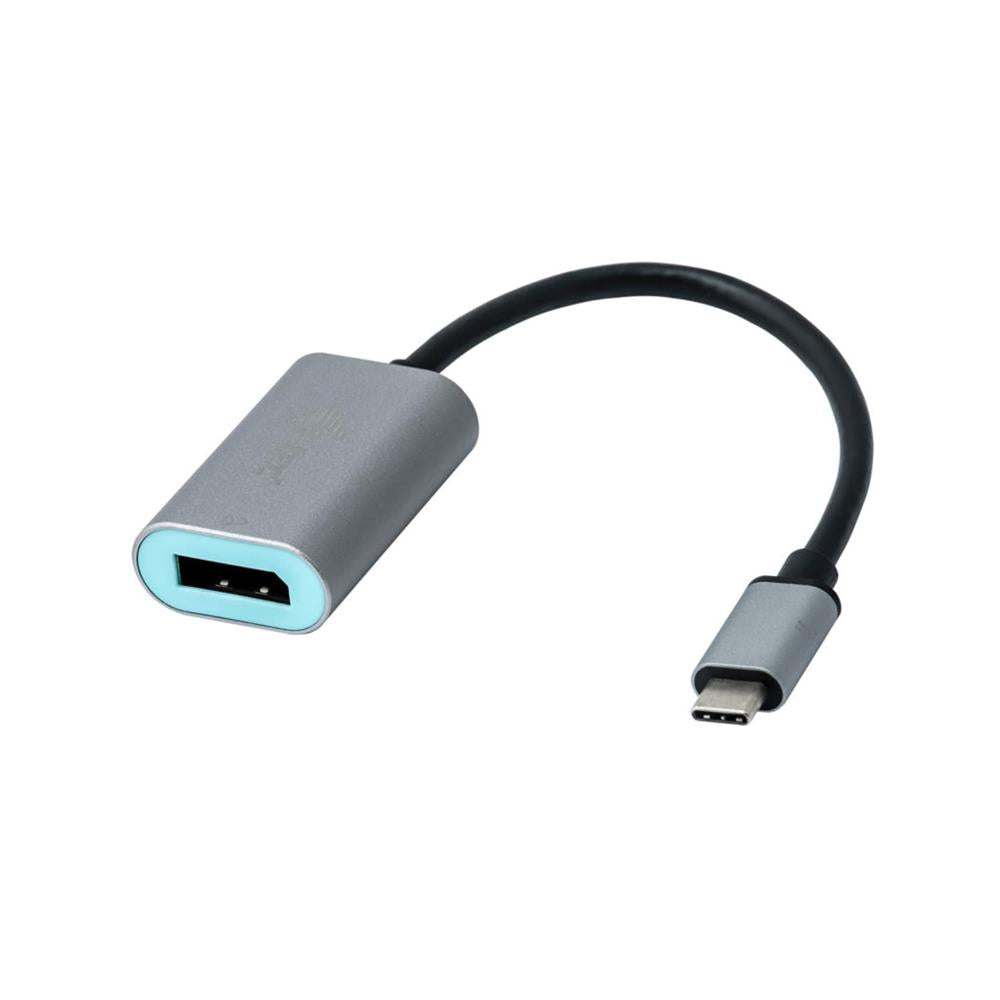i-tec USB-C auf Display Port Metal Adapter 60Hz, 1x Display Port 4K Ultra HD, kompatibel mit Thunderbolt 3
