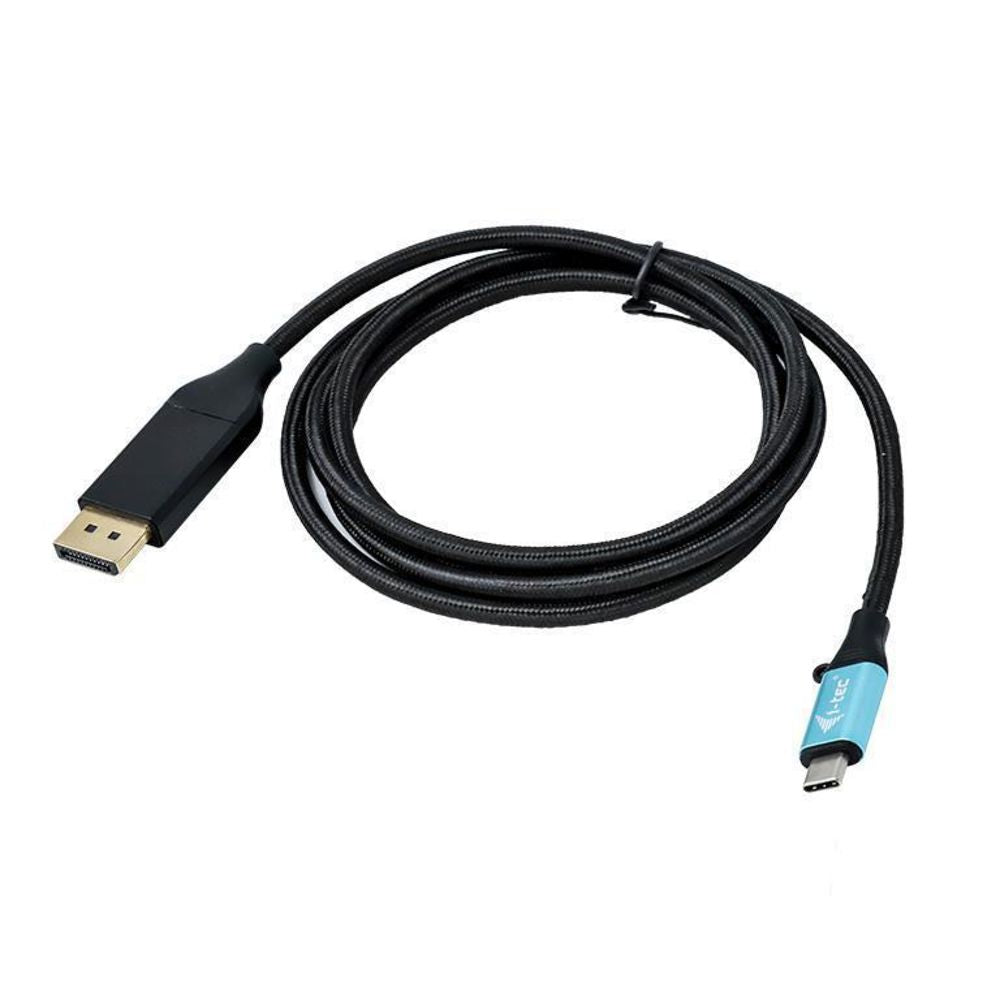 i-tec USB-C auf Display Port Kabel Adapter 4K / 60 Hz 150cm kompatibel mit Thunderbolt 3