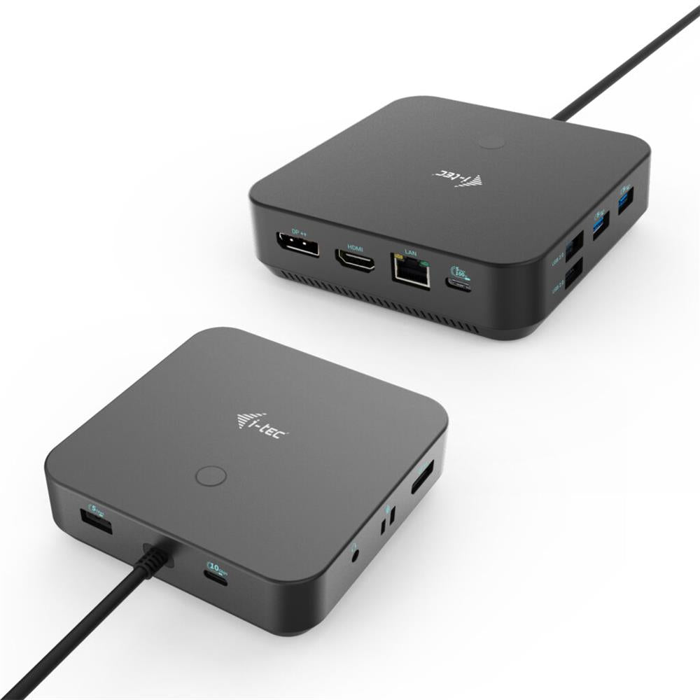 i-tec USB-C HDMI Dual DP Docking Station mit Power Delivery 100 W mit Netzteil 100 W