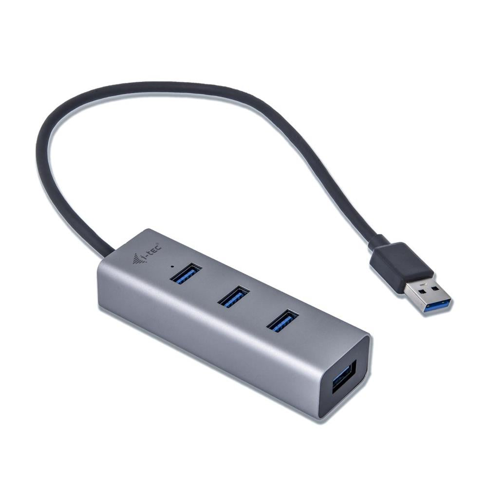 i-tec USB 3.0 Metal Passive HUB 4 Port ohne Netzadapter