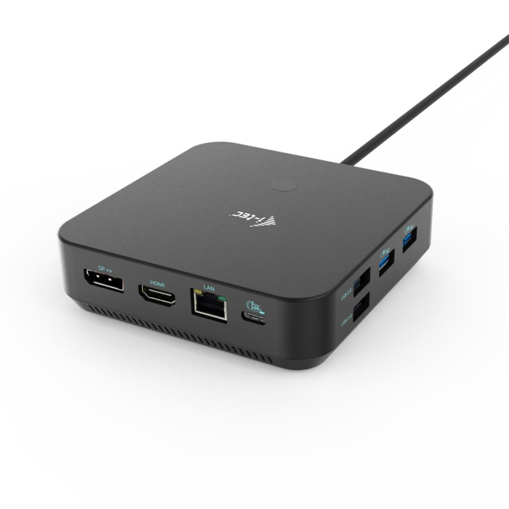 i-tec USB-C HDMI Dual DP Docking Station mit Power Delivery 100 W mit Netzteil 100 W