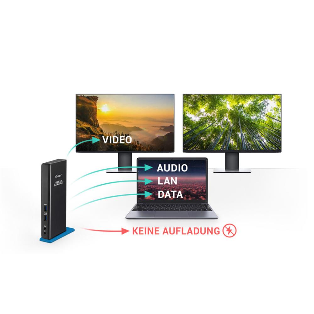 i-tec USB 3.0/USB-C Dual HDMI Universal Docking Station HDMI Full HD+, USB 2.0, USB 3.0, Ethernet