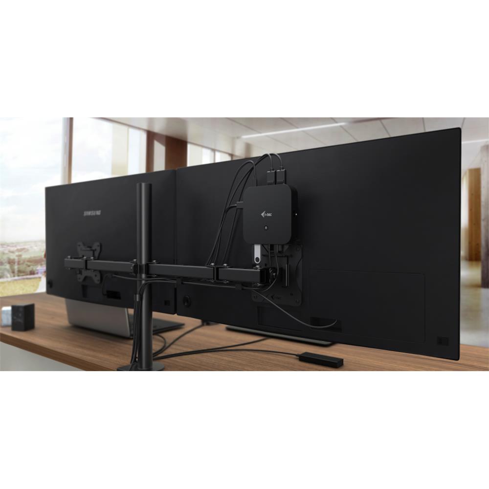 i-tec USB-C HDMI Dual DP Docking Station mit Power Delivery 100 W mit Netzteil 100 W