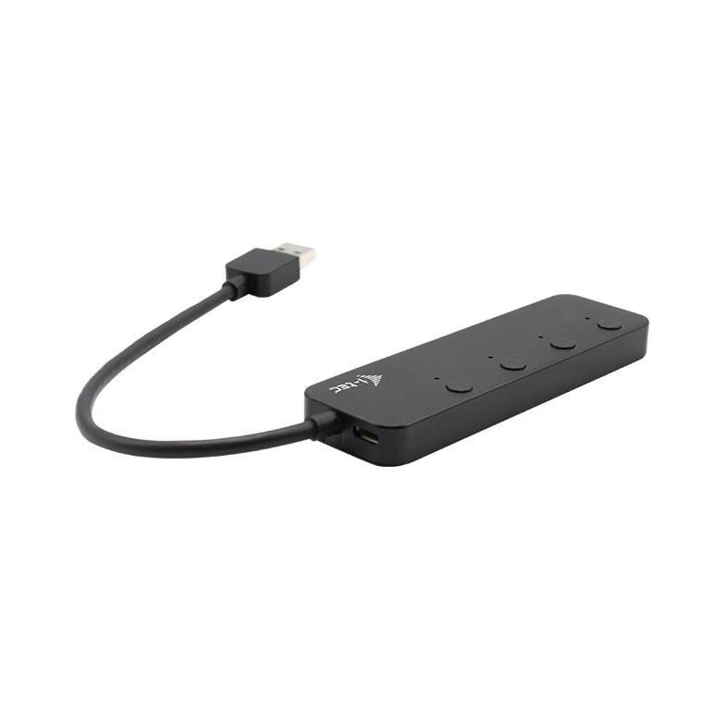 i-tec USB 3.0 Metal HUB 4 Port mit individual On/Off Switches Notebook USB-Hub