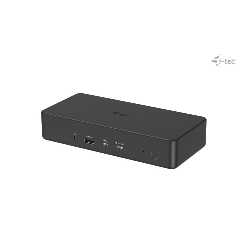 i-tec USB 3.0 / USB-C / Thunderbolt 3 Professional Dual 4K Display Docking Station Gen2 + PD 100W