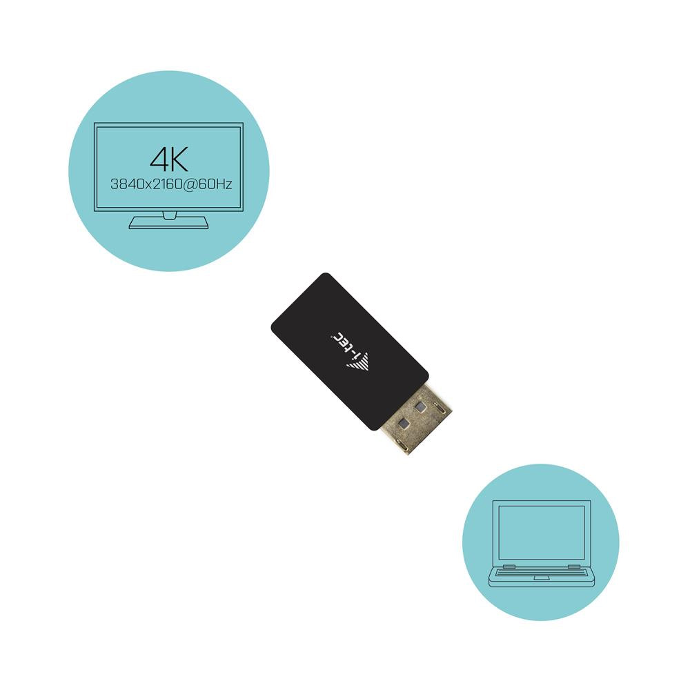 i-tec DisplayPort zu HDMI Adapter 4K/60 Hz zum Grafikadapter
