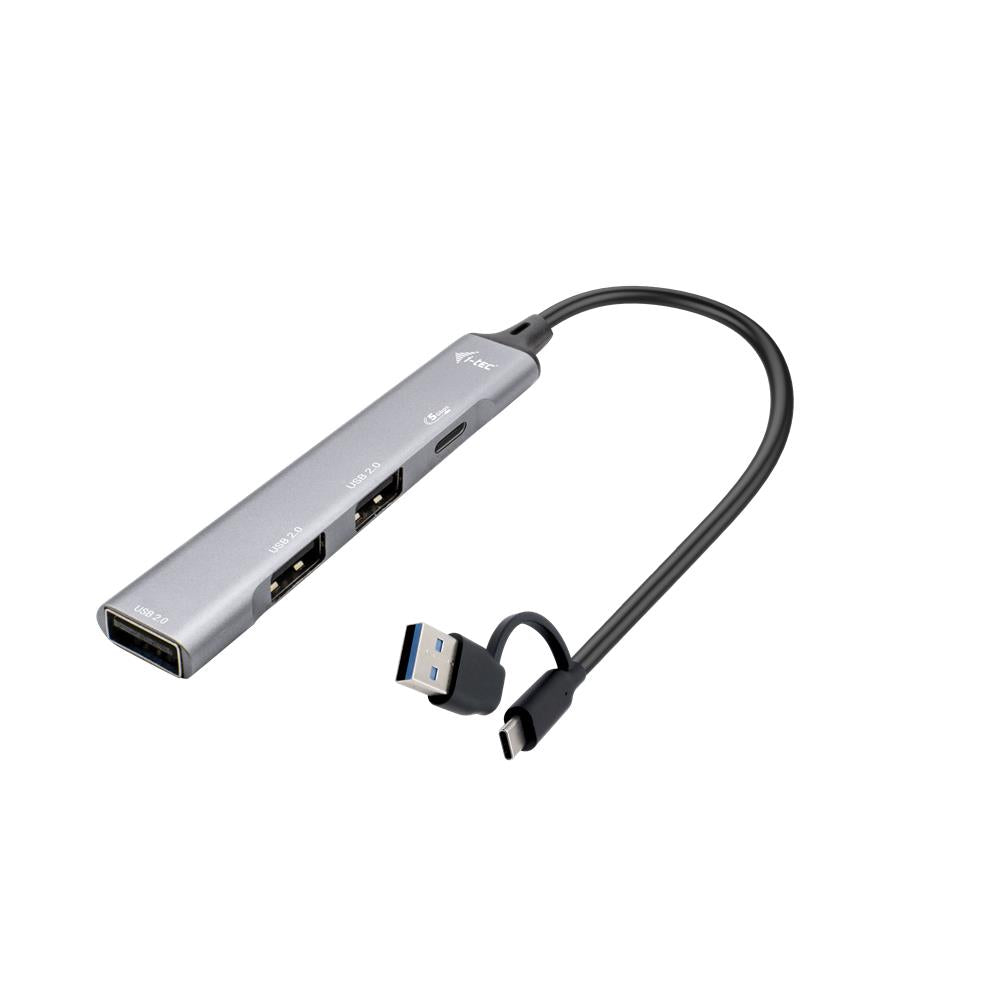 i-tec USB-C/USB-A Metal HUB 1x USB 3.0 + 3x USB 2.0
