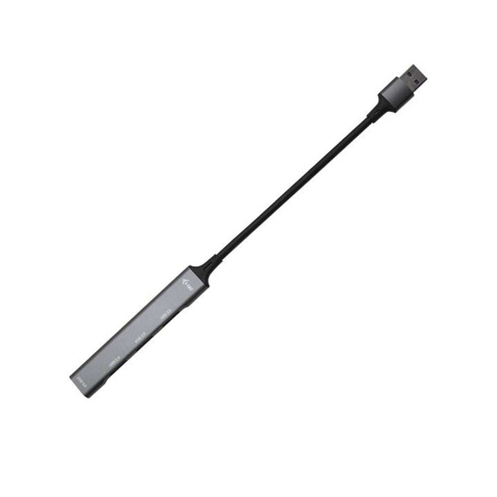 i-tec USB 3.0 Metal HUB 1x USB 3.0 + 3x USB 2.0 Kompatibel mit USB 3.0