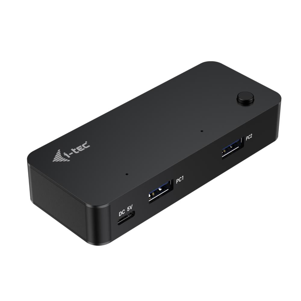 i-tec Universal KVM HUB – 2x USB-C & 2x USB-A 3.0, Umschaltbar für 2 Geräte