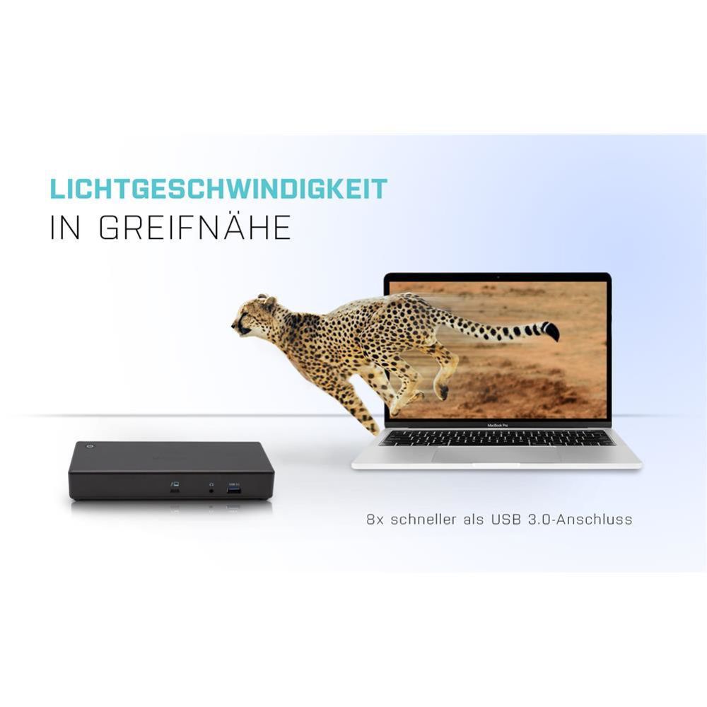i-tec Thunderbolt3 / USB-C Dual DisplayPort 4K Docking Station + Power Delivery 85W