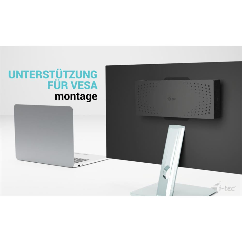 i-tec Universal 5x 4K/60Hz Display Docking Station + Power Delivery 100W