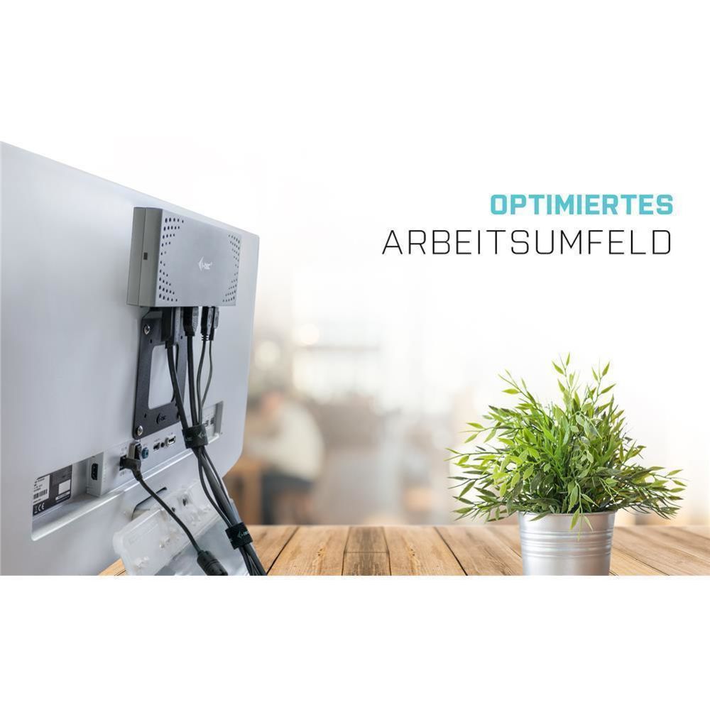 i-tec USB 3.0 / USB-C / Thunderbolt 3 Dual Display Docking Station