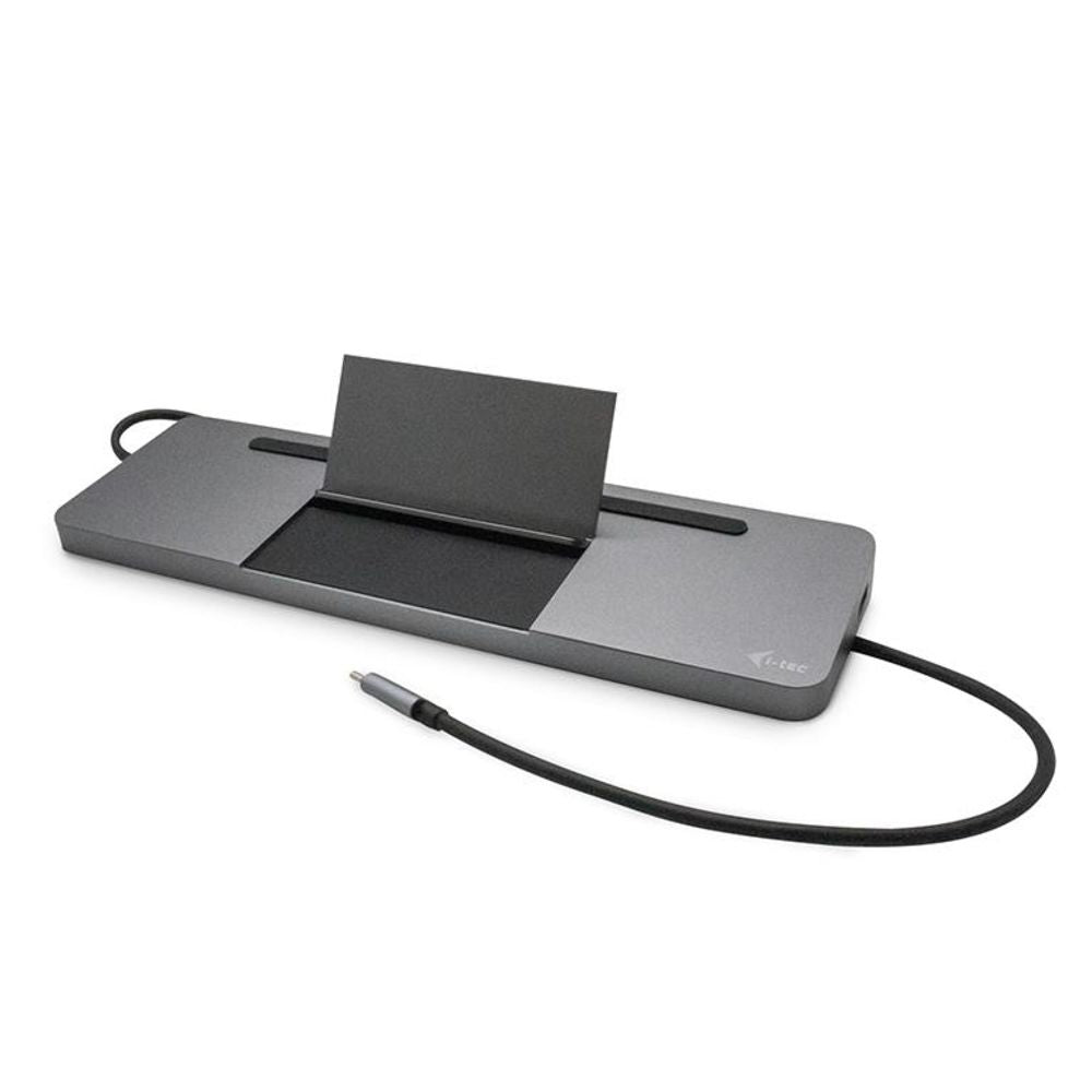 i-tec USB-C Metal Ergonomic 4K Triple Display Docking Station + Power Delivery 85 W