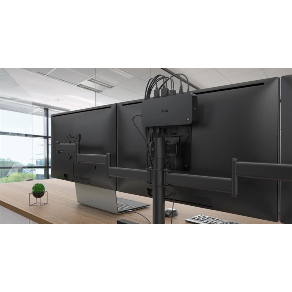 i-tec USB 3.0 / USB-C / Thunderbolt Trible 4K Docking Station + Power Delivery 100 W