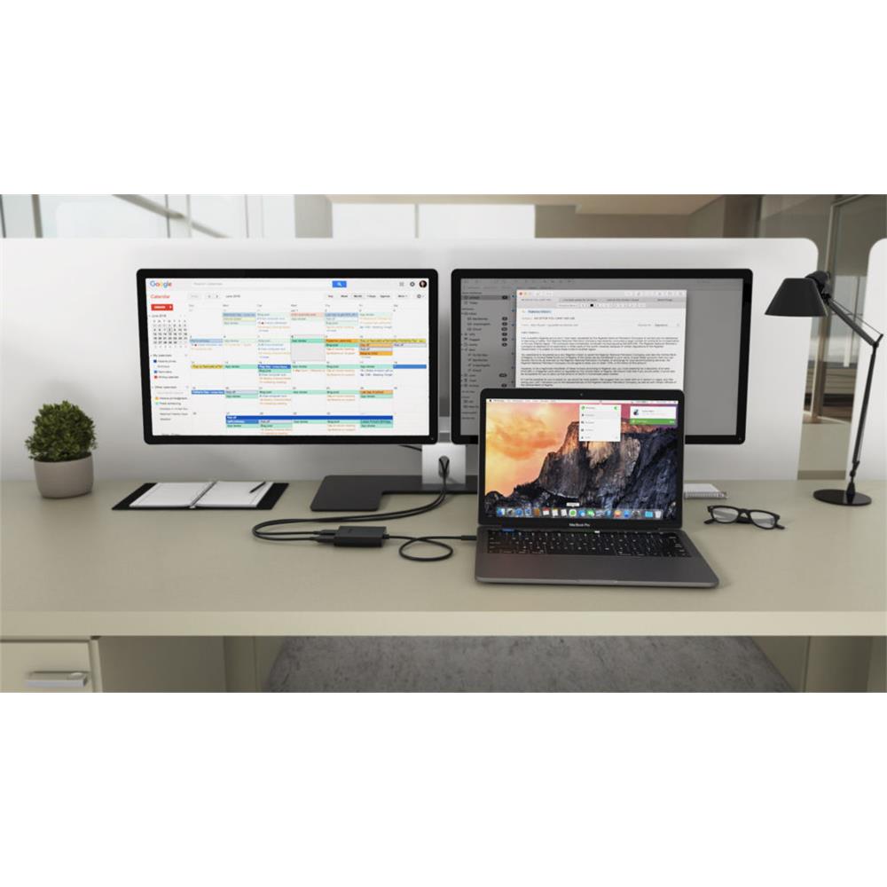 i-tec USB-C auf Dual HDMI Video Adapter 2x HDMI 4K Ultra HD kompatibel mit Thunderbolt 3