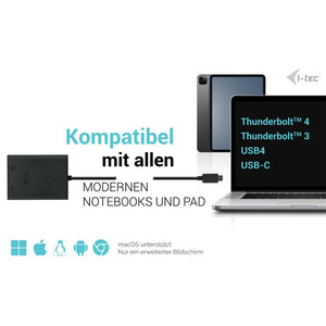 i-tec USB-C Dual 4K/60Hz (single 8K/30Hz) HDMI Video Adapter