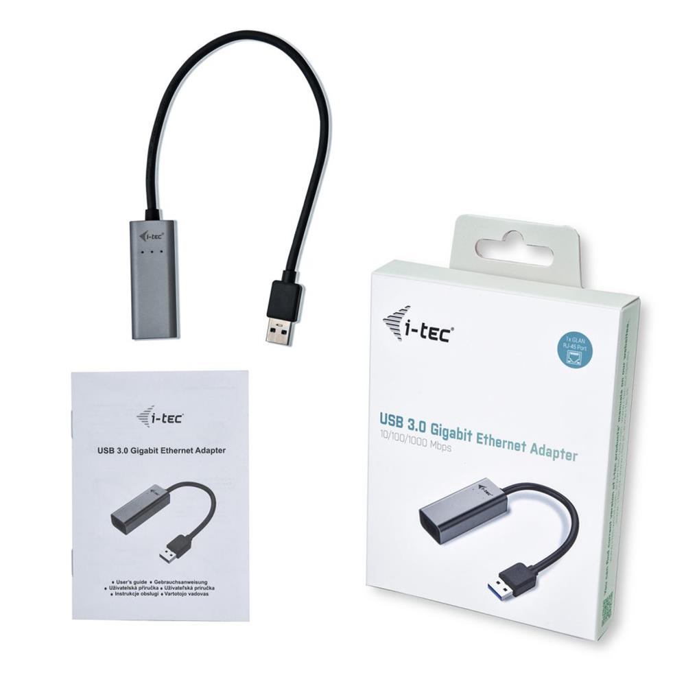 i-tec USB 3.0 Metal Gigabit Ethernet Adapter USB 3.0 auf RJ-45