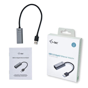i-tec USB 3.0 Metal Gigabit Ethernet Adapter USB 3.0 auf RJ-45