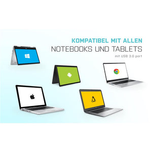 i-tec USB 3.0 Slim Passive HUB 4 Port ohne Netzadapter