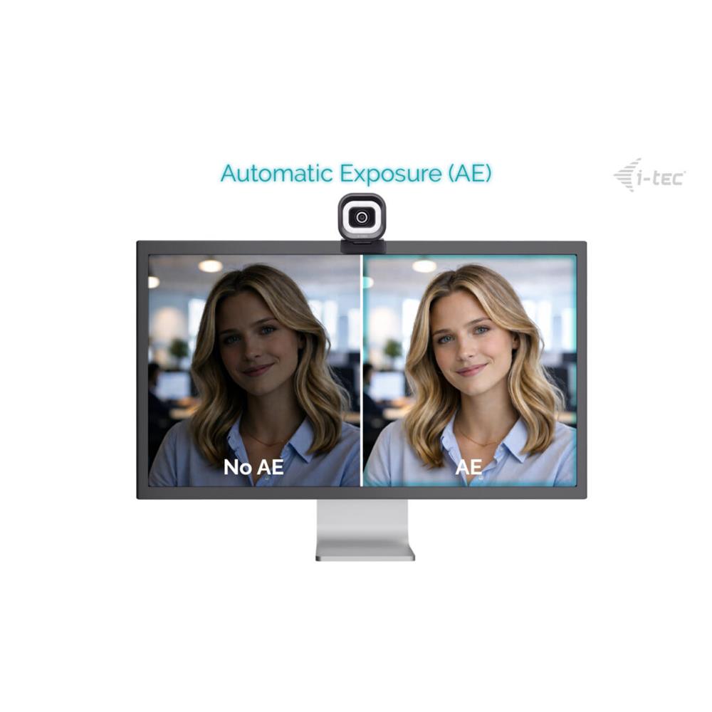 i-tec SOLOMON 700 STREAM – 4K Webcam mit Ringlicht & PDAF-Autofokus