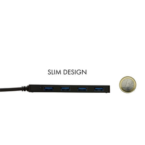 i-tec USB-C Slim Passive HUB 4 Port Thunderbolt 3 kompatibel