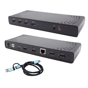 i-tec USB 3.0/USB-C/Thunderbolt Dual Display Docking Station mit Power Delivery 85W