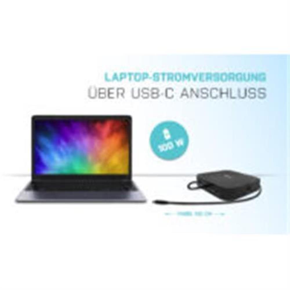 i-tec USB-C Dual Display Docking Station mit Power Delivery 100 W