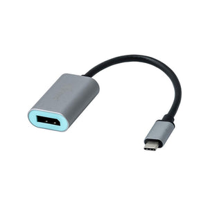 i-tec USB-C auf Display Port Metal Adapter 60Hz, 1x Display Port 4K Ultra HD, kompatibel mit Thunderbolt 3