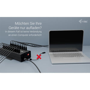 i-tec USB-C/USB-A Metall-Lade- und Daten-HUB, 15W pro Anschluss, 20x USB-C