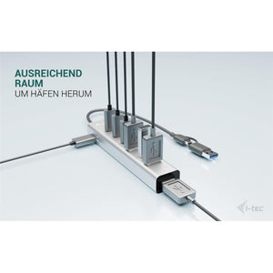 i-tec USB-C/USB-A Charging Metal HUB 7 port (3x USB-C, 4x USB-A)