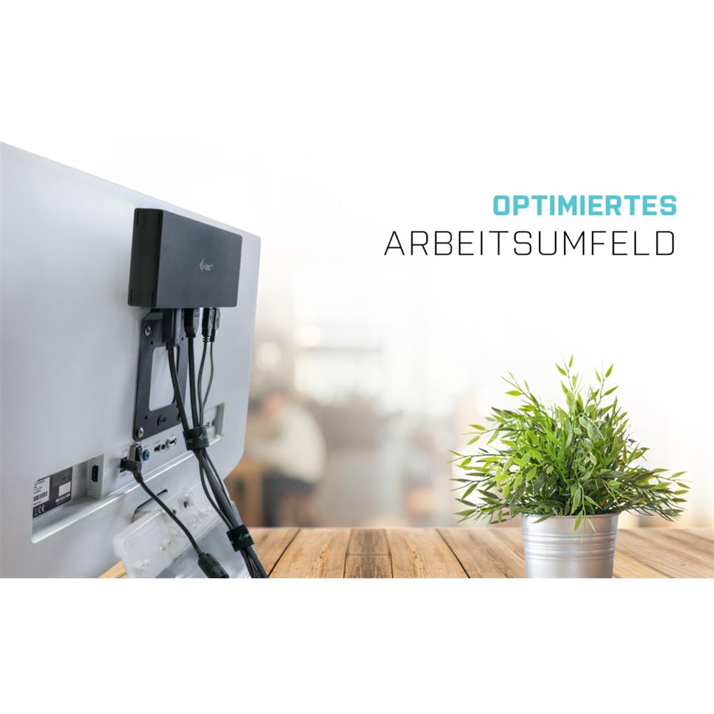 i-tec USB-C Quattro Display Docking Station mit Power Delivery 85 W