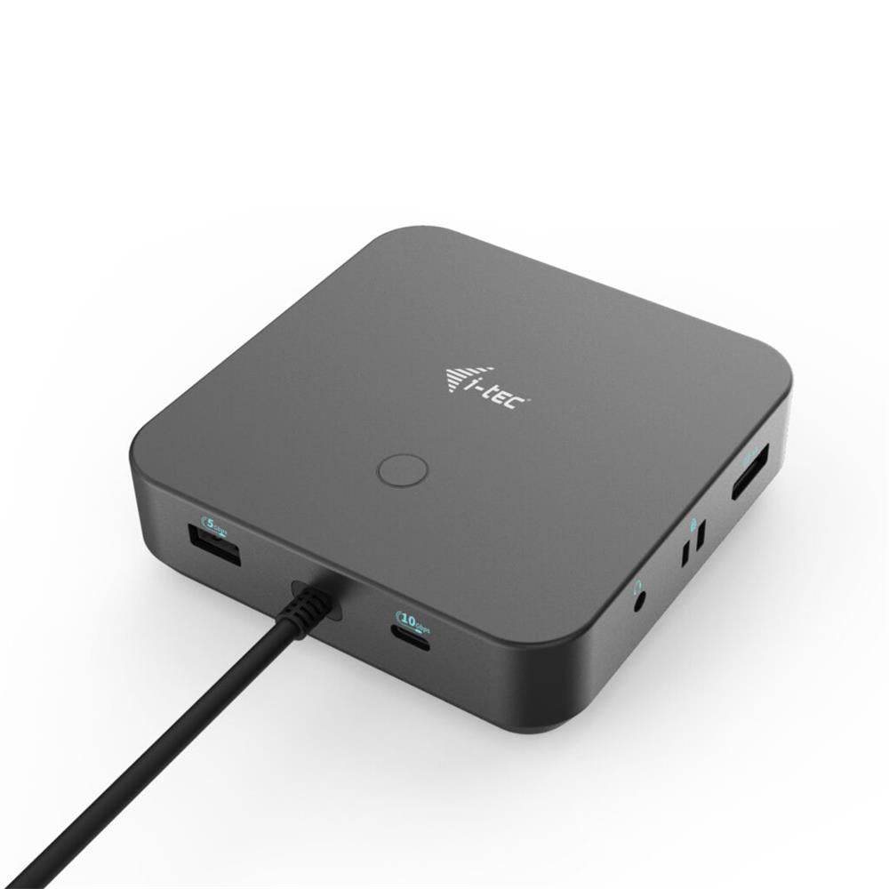 i-tec USB-C HDMI Dual DP Docking Station mit Power Delivery 100 W mit Netzteil 100 W