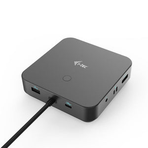 i-tec USB-C HDMI Dual DP Docking Station mit Power Delivery 100 W mit Netzteil 100 W