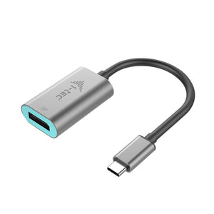 i-tec USB-C auf Display Port Metal Adapter 60Hz, 1x Display Port 4K Ultra HD, kompatibel mit Thunderbolt 3