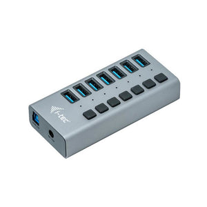 i-tec USB 3.0 Charging HUB 7-Port mit Netzadapter 36 W 7x USB 3.0 Ladeport für Notebook