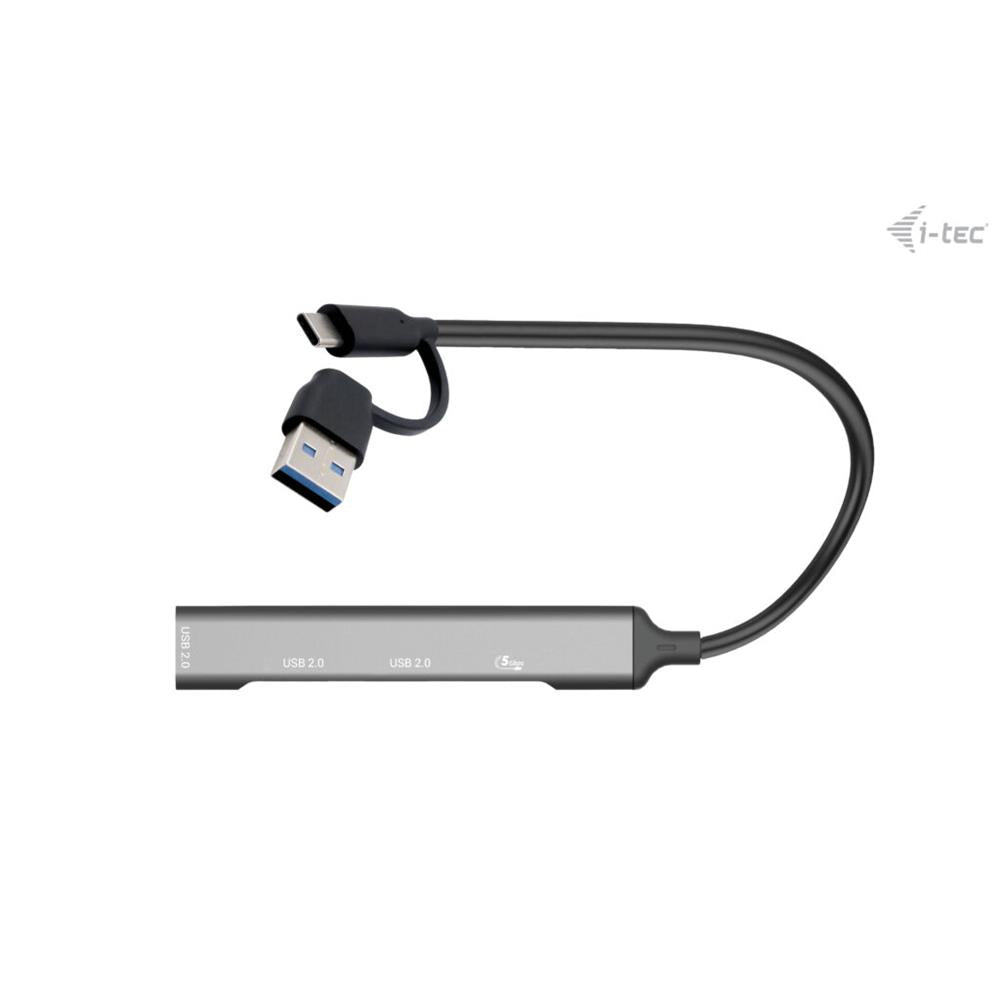 i-tec USB-C/USB-A Metal HUB 1x USB 3.0 + 3x USB 2.0