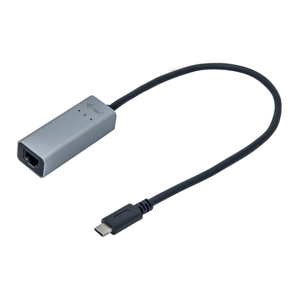 i-tec USB-C Metal 2.5Gbps Ethernet Adapter mit integriertem USB-C-Kabel