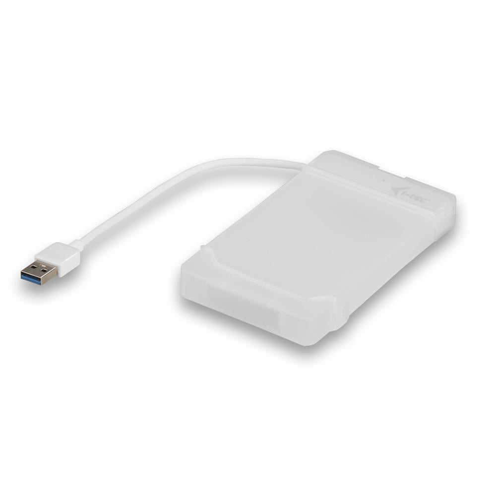 i-tec MySafe USB 3.0 Easy externes 2,5" Festplattengehäuse für SATA I/II/III HDD SSD Weiß