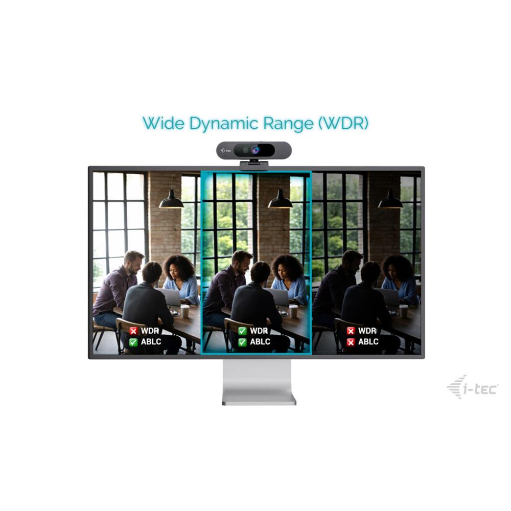 i-tec SOLOMON PRO 900 – 4K Webcam mit Auto Framing & WDR