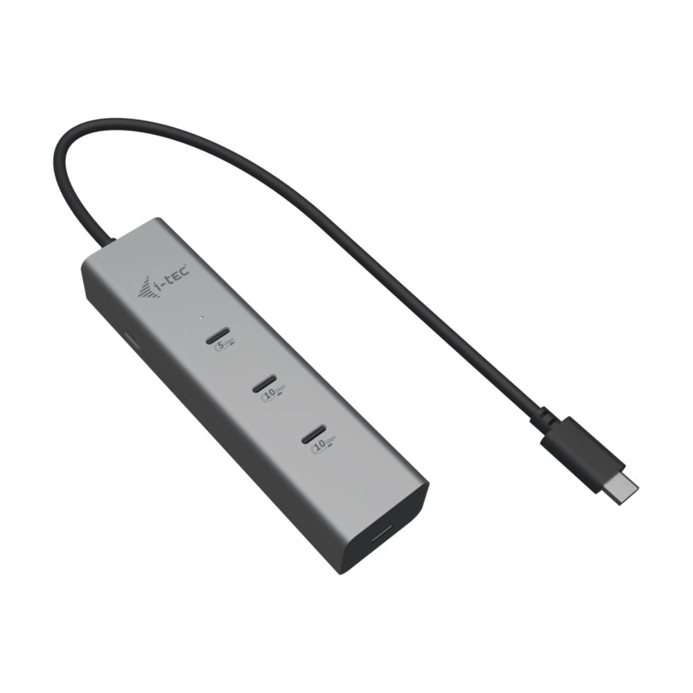 i-tec USB-C Charging Metal HUB 5port with USB-C video 8K + Power Delivery 85W