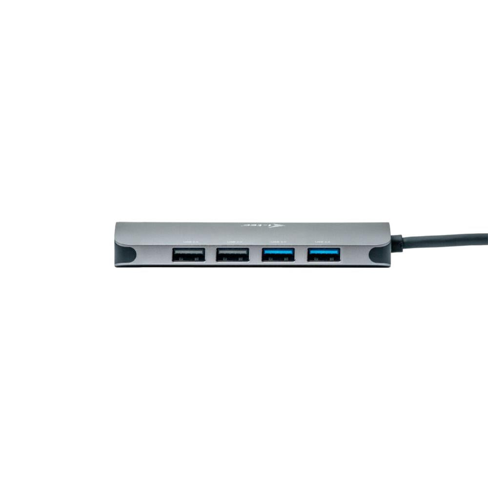 i-tec USB-C Metal Nano 2x Display Docking Station with PD 100 W + Charger 100W