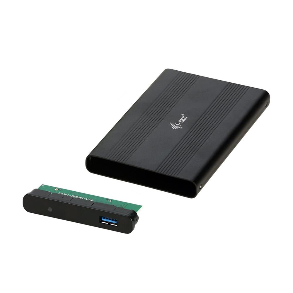 i-tec MySafe Advance AluBasic 2,5" USB 3.0 externes Festplattengehäuse für SATA I/II/III HDD SSD