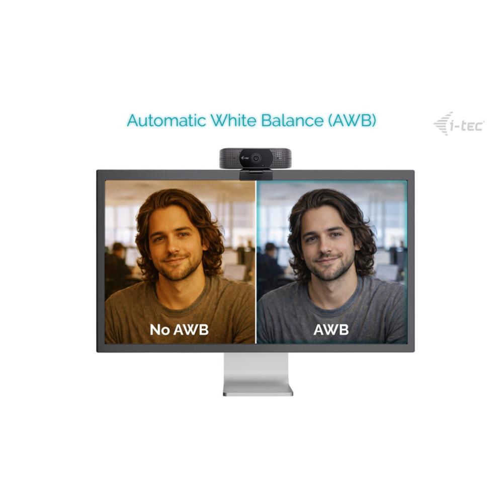 i-tec SOLOMON 500 – 4K Webcam mit PDAF-Autofokus & Dual-Mikrofonen