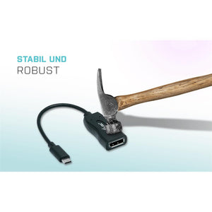 i-tec USB-C auf Display Port Adapter 4K/60 Hz kompatibel mit Thunderbolt 3