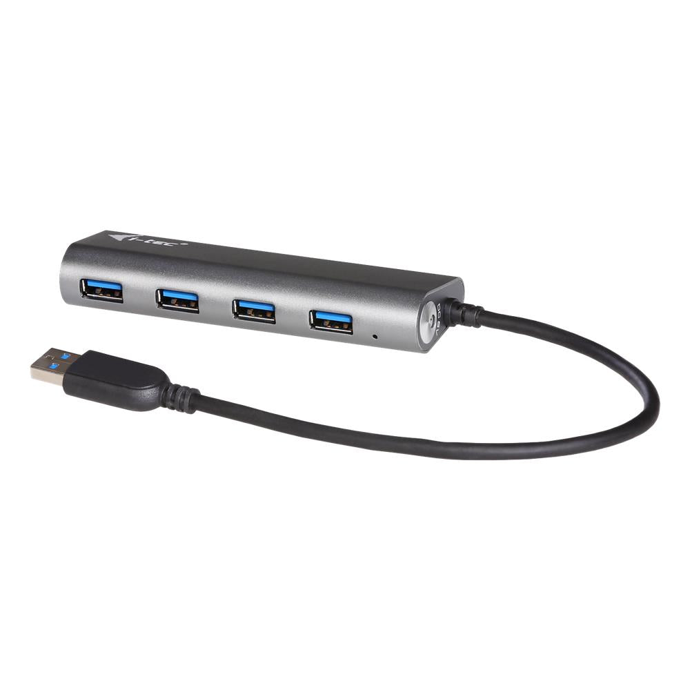 i-tec USB 3.0 Metal Charging HUB 4 Port mit Netzadapter